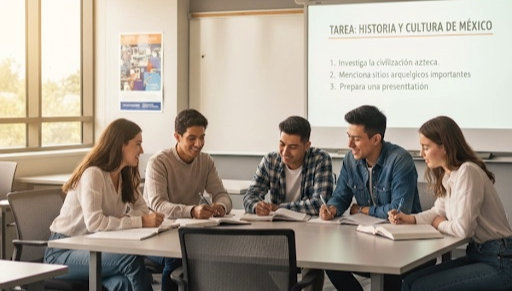Students Discussing